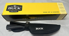 New Buck 679 Bucklite Max 2018 Black Rubber Fixed Blade Knife W/Box Made in USA picture