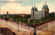 Temple Square Salt Lake City Utah UT Antique Postcard DB UNP Unused Divided Back picture
