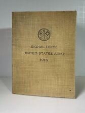Signal Book, United States Army 1916, ID'd to Lt. George H. Schaub picture