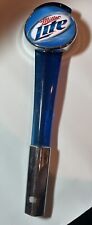 Miller Lite Blue Logo Beer Bar Tap Handle Double Sided picture
