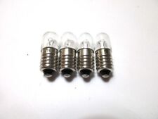 4 FOUR New  #46 6.3V .25A Screw Base Antique Radio Dial Lamps Fender Amp Pilot  picture