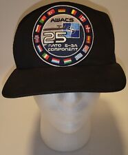 USAF AIRFORCE AWACS E-3A 25 YEARS NATO PATCH HAT 1982-2007 Cap picture
