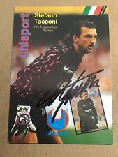 Stefano Tacconi, Italy 🇮🇹 Juventus Torino Uhlsport  hand signed picture
