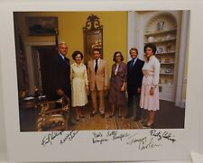  Jimmy Carter Rosalynn Carter Ernest Hollings & Dale Bumpers Signed 8x10 Photo  picture