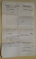 1943 Power of Attorney from Richard J. Brady (was a WWII Bombardier) picture