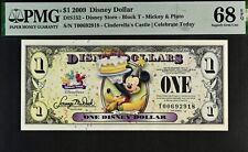 2009 $1 Disney Dollar Mickey & Pluto PMG 68 Superb Gem Unc EPQ DIS 152 T00692918 picture