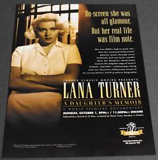 2001 Print Ad Turner Classic Movies TCM Lana Turner Daughter's Memoir Lady art picture