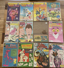 LOT OF COMICS ANIMANIACS DYNOMUTT PINK PANTHER BEAVIS BUTTHEAD DARK CRYSTAL MORE picture