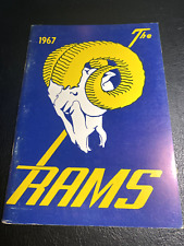 1967 Los Angeles Ram Press Radio Television Guide NFL Football picture