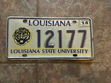 Louisiana State University LSU Tigers license plate  # 12177 picture