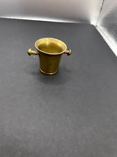 *Vintage* Miniature Brass Coal Pot*India picture