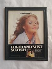 Highland Mist Scotch Ad Vintage July/August, 1975 Original Advertisement -FC9 picture