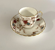 Minton ~ Ancestral ~ Bone China ~ Demitasse Cup & Saucer picture