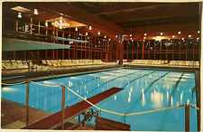Postcard Grossinger's Catskills New Indoor Swimming Pool c1960s New York NY picture