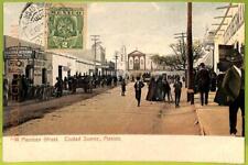 aa5724 - MEXICO -  Vintage Postcard  - Ciudad Juarez - A Mexican Street - 1900's picture
