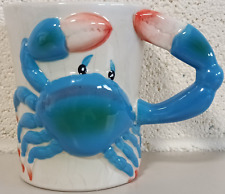 Boston Warehouse 3-D Crab Themed Coffee Mug Cup 4