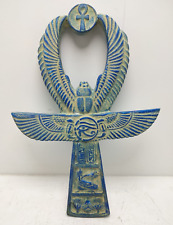 UNIQUE ANCIENT EGYPTIAN ANTIQUES God Ankh Key Of Life With Eye Of Horus Egypt BC picture