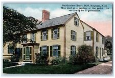1921 Old Garrison House Hingham Massachusetts MA Posted Antique Postcard picture
