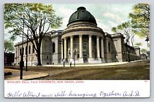 Woolsey Hall Yale University New Haven CT Connecticut Vintage Postcard c1906 picture