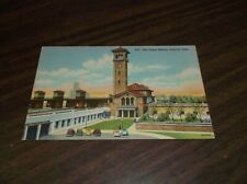1930's DAYTON OHIO UNION RAILWAY STATION UNUSED LINEN POST CARD picture