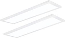 120V-277V 1x4 FT LED Flat Panel Light Surface Mount,4400LM ,5000K,White,2pack picture