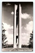 RPPC The Deeds Tower Carillon Park Dayton Ohio Vintage Postcard picture