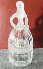 Vintage West Germany Frosted Lady Crystal Bell Price Products 6.5