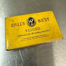 Vintage DILL'S BEST Sliced Tobacco Tin For Pipes J.G. Tobacco Co. Richmond, Va picture
