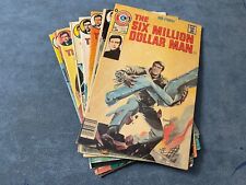Six Million Dollar Man #1-9 Charlton Comic Lot 1976 Complete Set Mid Low Grades picture