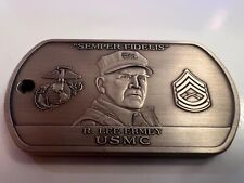RARE - GLOCK DOG TAG CHALLENGE COIN - R. LEE ERMEY - RARE picture