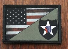 Full Color 2nd Infantry Division USA Flag Morale Patch Tactical Army picture