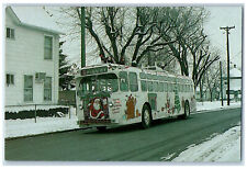c1950's The RTA Trolley Bus Roams The City Dayton Ohio OH Vintage Postcard picture