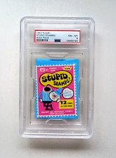 1967 FLEER STUPID STAMPS  WAX PACK PSA 8 NM - MINT picture