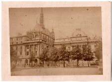 Paris Ruines May 1871.La Commune.Palais de Justice.Albuminated photo Paul Loubère. picture
