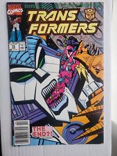 Transformers #75 Low Print Newsstand Late In Series Scarce 1991 Megatron picture