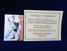 ULTRA RARE SIGNED ORIGINAL W/COA ALBERT FRED RED SCHOENDIENST MLB BASEBALL CARD picture