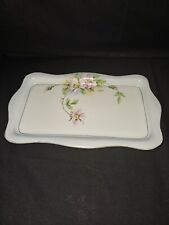 Antique Royal Rudolstadt Prussia Hand Painted Signed Vanity Tray picture