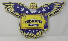 Twisted Tea Original Hard Iced Tea Eagle Metal Sign - NIB picture