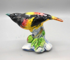 Vintage STANGL Art Pottery Bird #3402S - Single Oriole with Leaves picture
