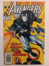 Avengers West Coast # 94 Newsstand Key 1st War Machine Rhodes 1993 High Grade picture