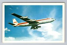 TWA Super Jet, Plane, Transportation, Vintage Souvenir Postcard picture