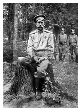 THE LAST KNOWN PHOTO OF CZAR NICHOLAS II ROMANOV FAMILY 1917 5X7 B&W PHOTO picture
