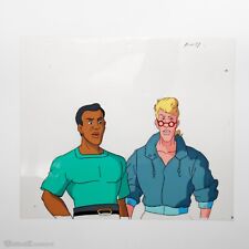 Real Ghostbusters Authentic Animation Production Cel Winston & Egon picture