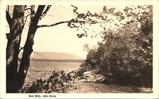 IRIS COVE real photo postcard rppc RED HILL NEW HAMPSHIRE NH lake view picture
