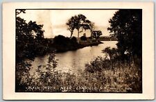 black river near lowville new york RPPC mandeville photo PM 1911 picture