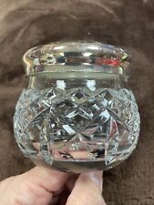 Waterford Crystal Powder/Potpourri Jar with Silver Plated Lid Preowned picture