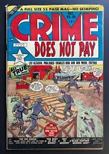Crime Does Not Pay 80 October 1949 Lev Gleason Pre-Code Charles Biro Guardineer picture