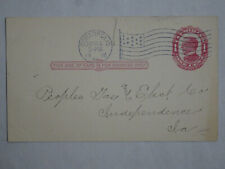 1912 UX24 Postal Card 1c Red McKinley Consolidated Lamp & Glass Co Coraopolis PA picture
