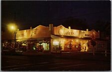LORAIN, Oho Postcard CHARCOAL PIT RESTAURANT Pearl Ave. Night View c1960s Unused picture