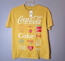 Coca Cola Brand T-shirt - Coke in Various Languages/Logos, Size 1X Fits Smaller picture